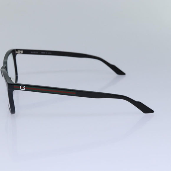 GUCCI Web Sherry Line Brille Kunststoff Schwarz Rot Grün Auth 87728