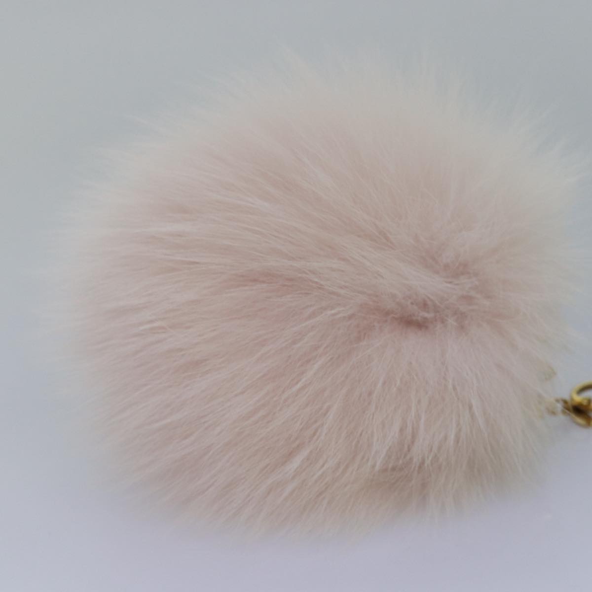 LOUIS VUITTON Fuzzy Bubble Key Holder Pink Gold M67371 LV Auth 87735