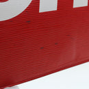 LOUIS VUITTON Epi Supreme Pochette Jules GM Bag Red White M67722 LV Auth 87752-7