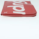 LOUIS VUITTON Epi Supreme Pochette Jules GM Bag Red White M67722 LV Auth 87752-3
