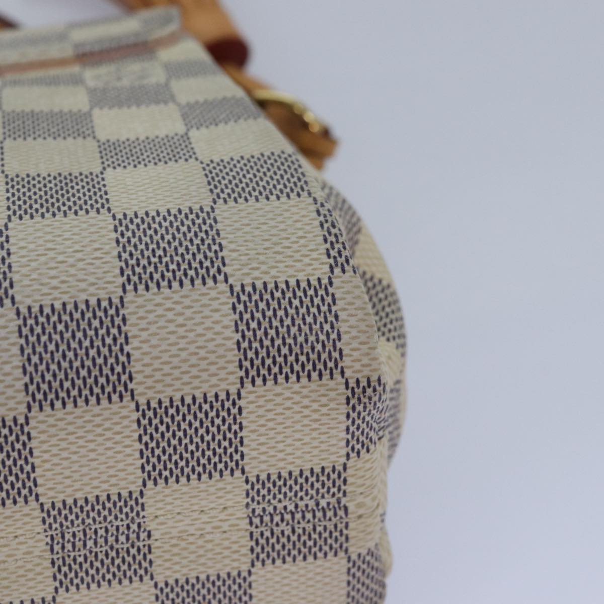 LOUIS VUITTON Damier Azur Croisette Hand Bag 2way N41581 LV Auth 87754