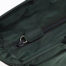 PRADA Tote Bag Nylon Khaki Silver Auth 87760-16