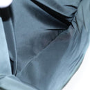 PRADA Tote Bag Nylon Khaki Silver Auth 87760-9