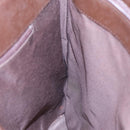 BURBERRY Nova Check Tote Bag Canvas Beige Brown Silver Auth 87766-17