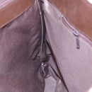 BURBERRY Nova Check Tote Bag Canvas Beige Brown Silver Auth 87766-18