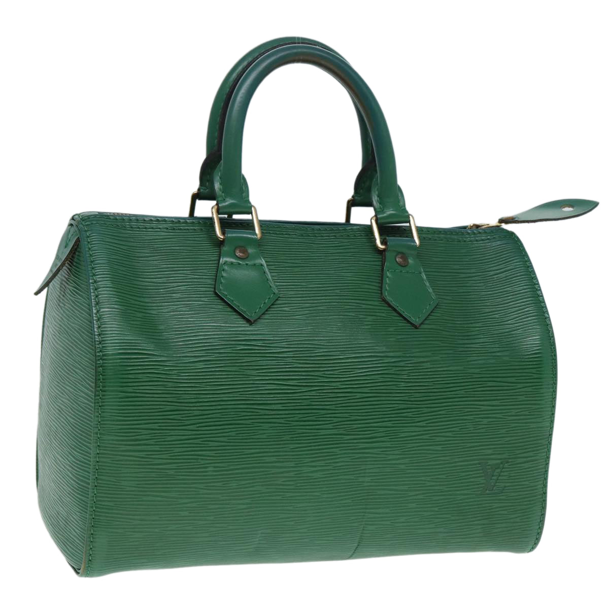 LOUIS VUITTON Epi Speedy 25 Hand Bag Borneo Green M43014 LV Auth 87773