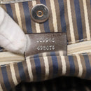 GUCCI GG Canvas Tote Bag Silver Auth 87799-12