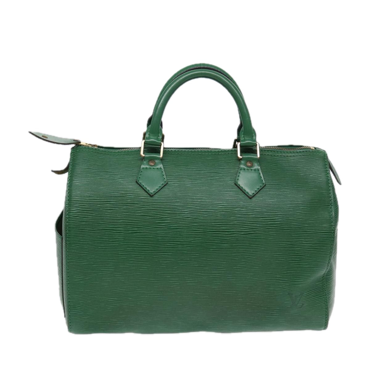 LOUIS VUITTON Epi Speedy 30 Hand Bag Borneo Green M43004 LV Auth 87801