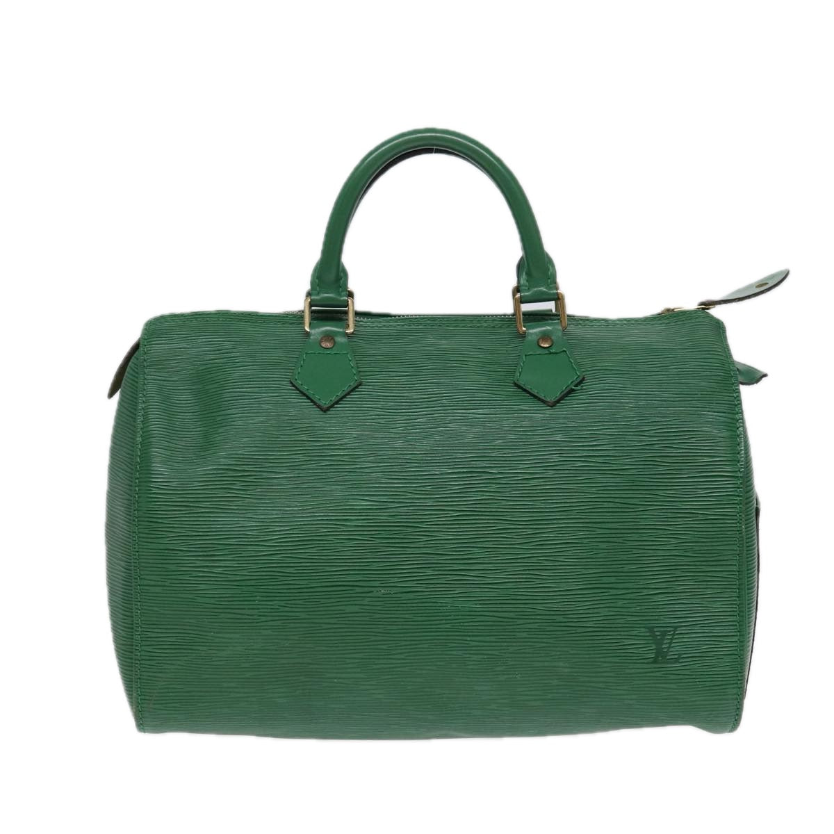 LOUIS VUITTON Epi Speedy 30 Hand Bag Borneo Green M43004 LV Auth 87801