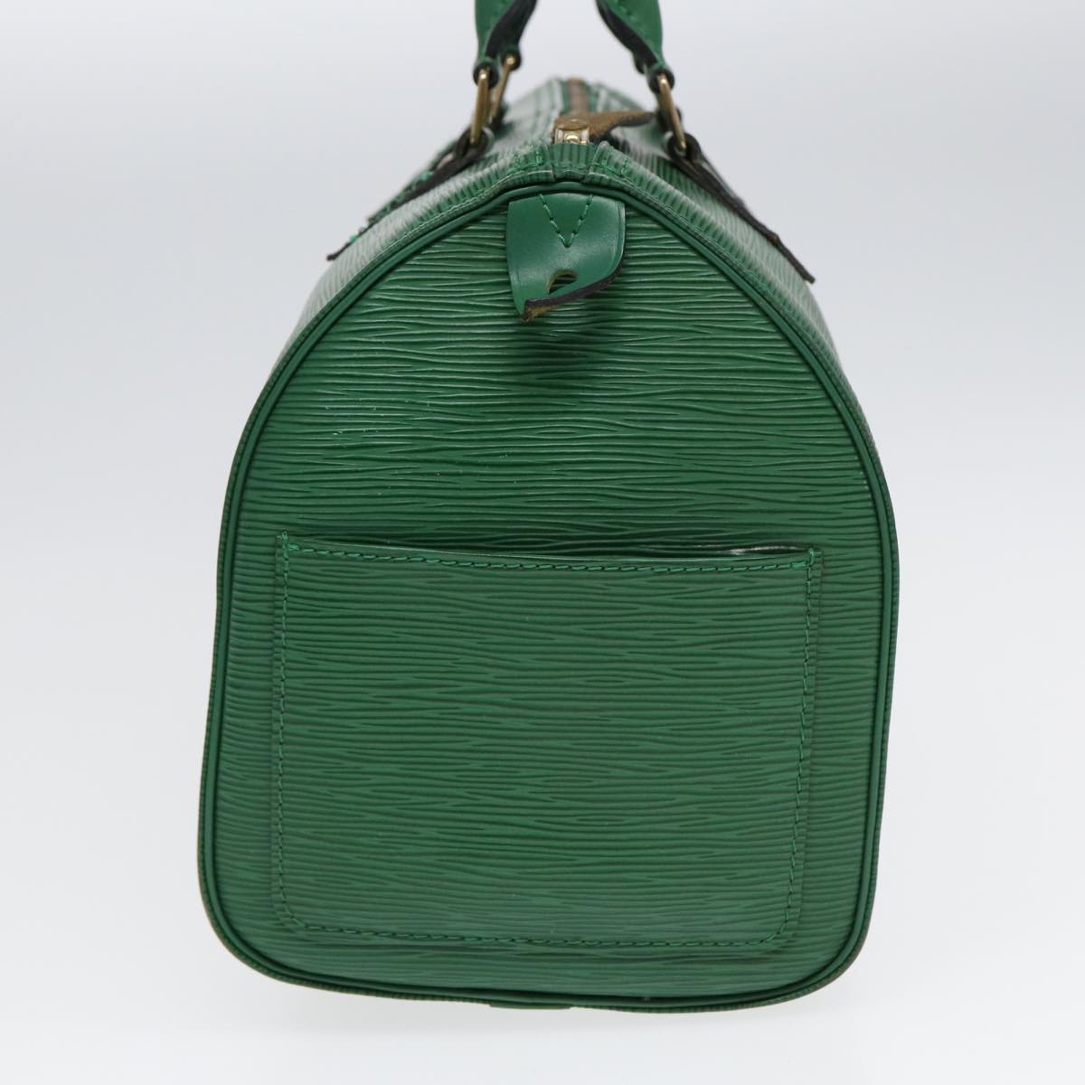 LOUIS VUITTON Epi Speedy 30 Hand Bag Borneo Green M43004 LV Auth 87801