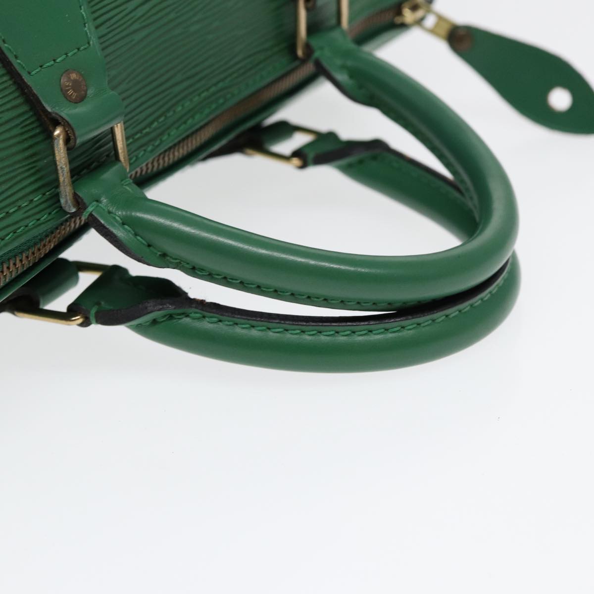 LOUIS VUITTON Epi Speedy 30 Hand Bag Borneo Green M43004 LV Auth 87801