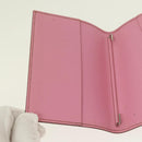HERMES Agenda PM Day Planner Cover Epsom Leather Pink Auth 87806-9