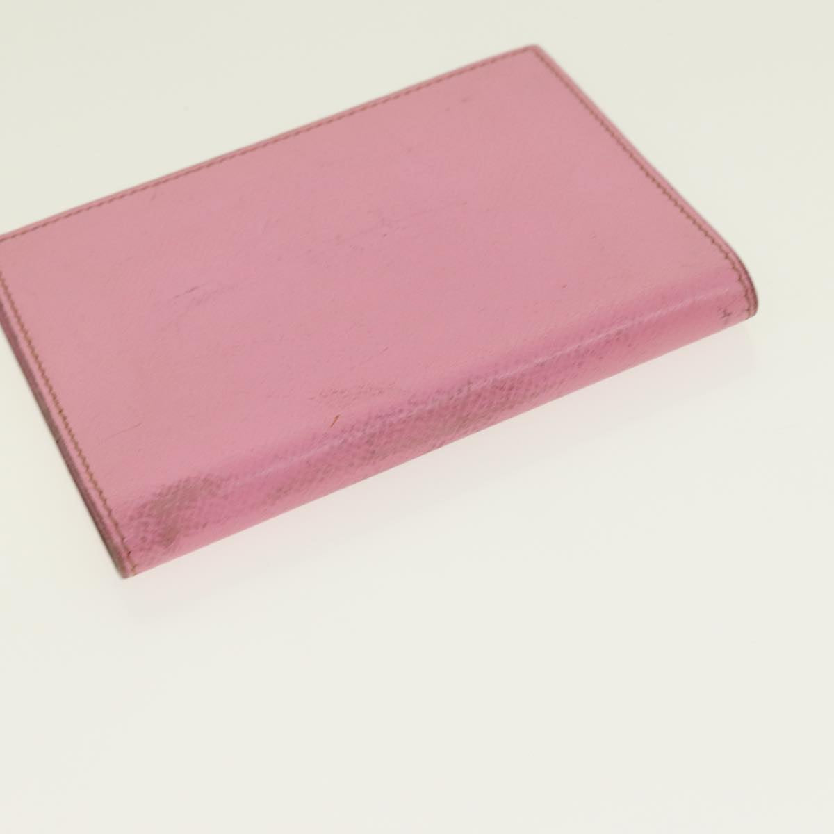 HERMES Agenda PM Day Planner Cover Epsom Leather Pink Auth 87806