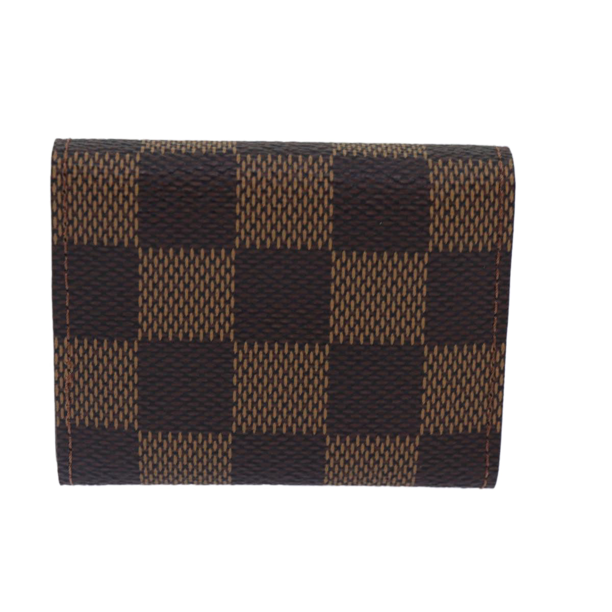 LOUIS VUITTON Damier Ebene Buton de Manchette Cadena Cuffs M64601 LV Auth 87817