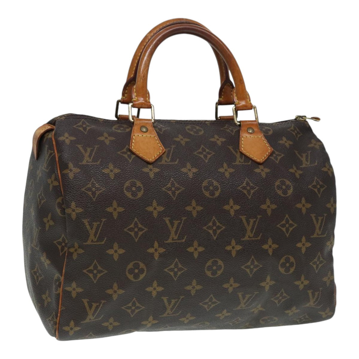 LOUIS VUITTON Monogram Speedy 30 Hand Bag M41526 LV Auth 87818