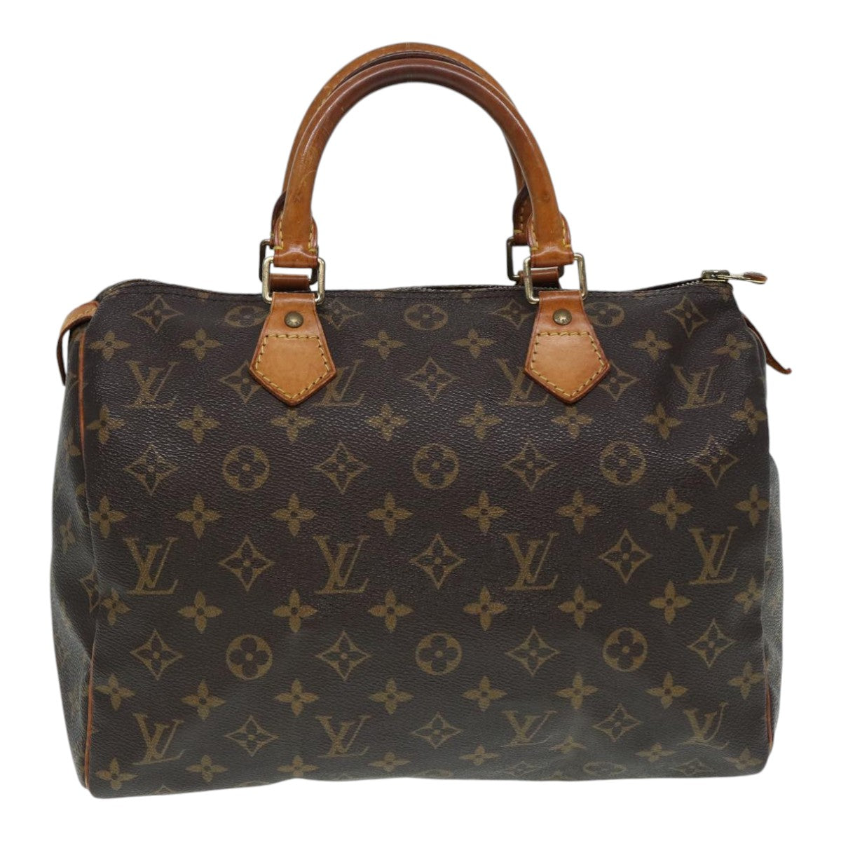 LOUIS VUITTON Monogram Speedy 30 Hand Bag M41526 LV Auth 87818