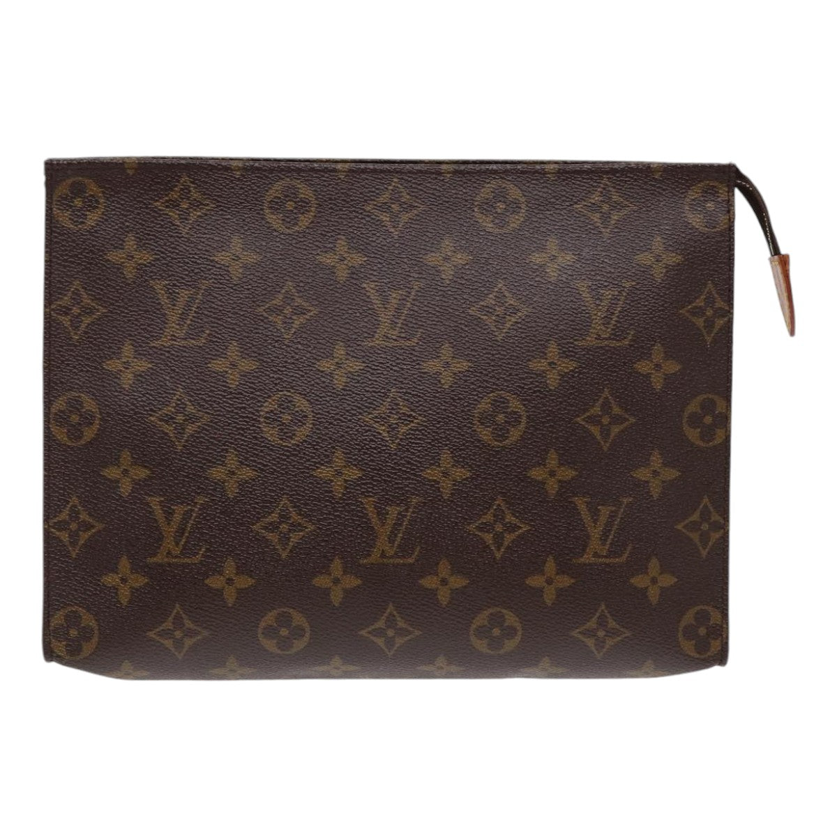 LOUIS VUITTON Monogram Poche Toilette 26 Pouch M47542 LV Auth 87825