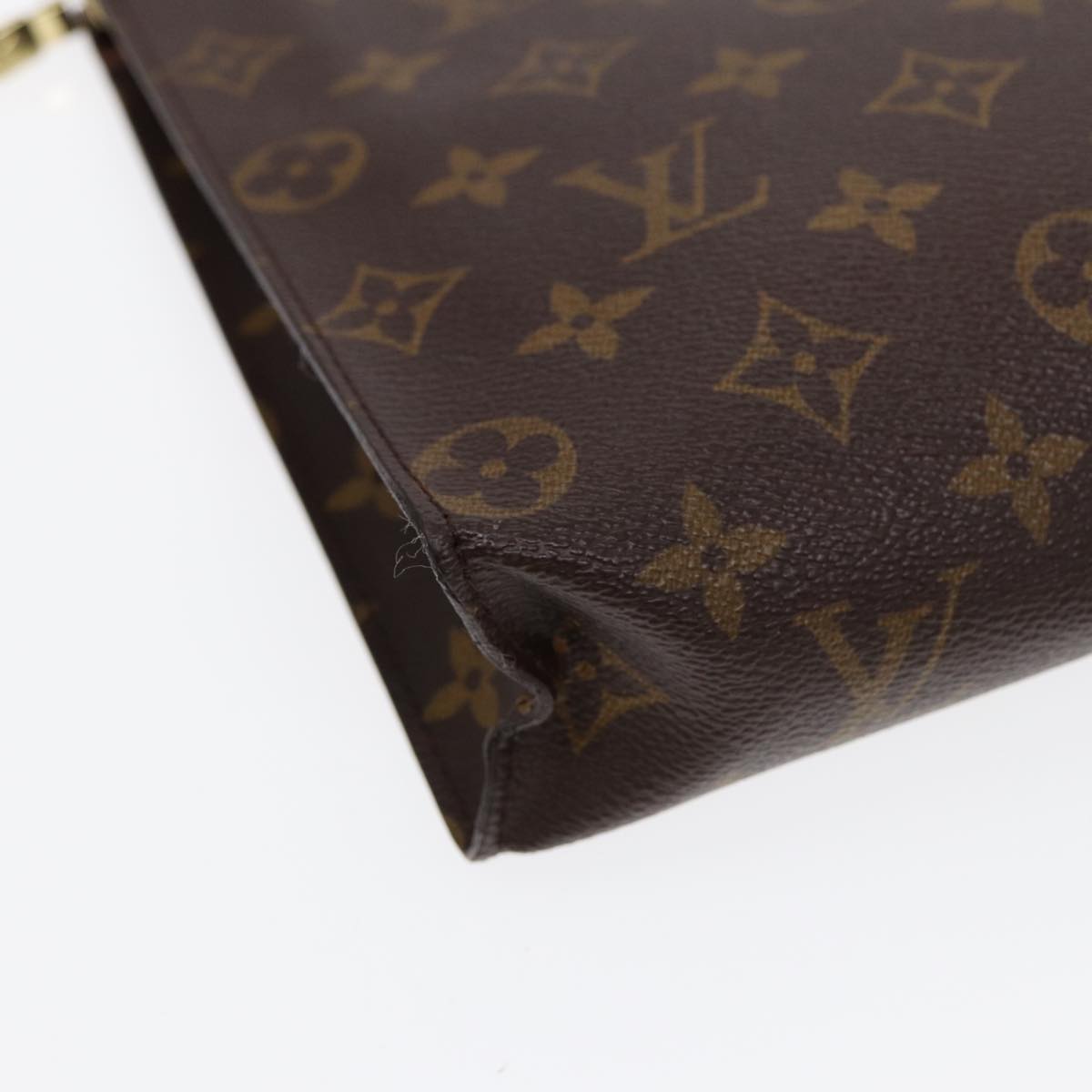 LOUIS VUITTON Monogram Poche Toilette 26 Pouch M47542 LV Auth 87825