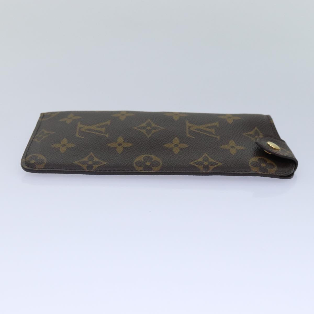 LOUIS VUITTON Monogram Etui Lunette MM Glasses Case M66544 LV Auth 87850