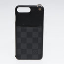 LOUIS VUITTON Damier Graphite Play Phone 8 iPhone Case N60074 LV Auth 87852-19