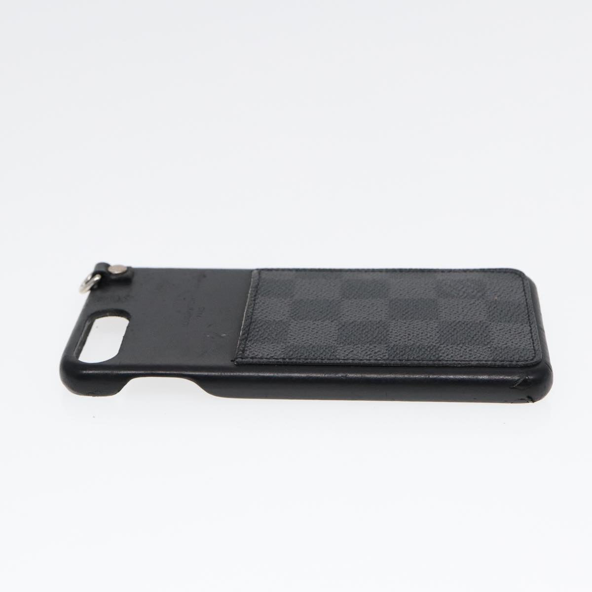 LOUIS VUITTON Damier Graphite Play Phone 8 iPhone Case N60074 LV Auth 87852