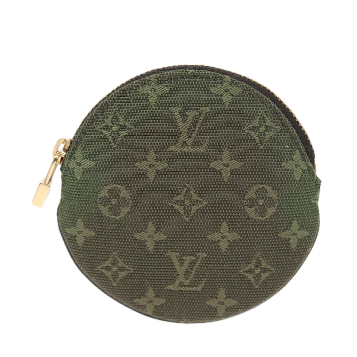 LOUIS VUITTON Monogram Mini Porte Monnaie Ron Purse TST Khaki M92451 Auth 87853 - 0