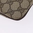 GUCCI GG Supreme Web Sherry Line Shoulder Bag PVC Beige 904 02 047 Auth 87866-14