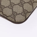 GUCCI GG Supreme Web Sherry Line Shoulder Bag PVC Beige 904 02 047 Auth 87866-15