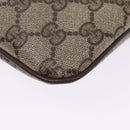 GUCCI GG Supreme Web Sherry Line Umhängetasche PVC Beige 904 02 047 Auth 87866-16