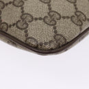 GUCCI GG Supreme Web Sherry Line Shoulder Bag PVC Beige 904 02 047 Auth 87866-17