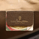 GUCCI GG Supreme Web Sherry Line Shoulder Bag PVC Beige 904 02 047 Auth 87866-19