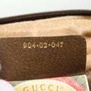 GUCCI GG Supreme Web Sherry Line Shoulder Bag PVC Beige 904 02 047 Auth 87866-12