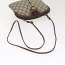 GUCCI GG Supreme Web Sherry Line Shoulder Bag PVC Beige 904 02 047 Auth 87866-7