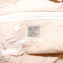 FENDI Zucca Canvas Vanity Pouch Brown Black Silver Auth 87877-11