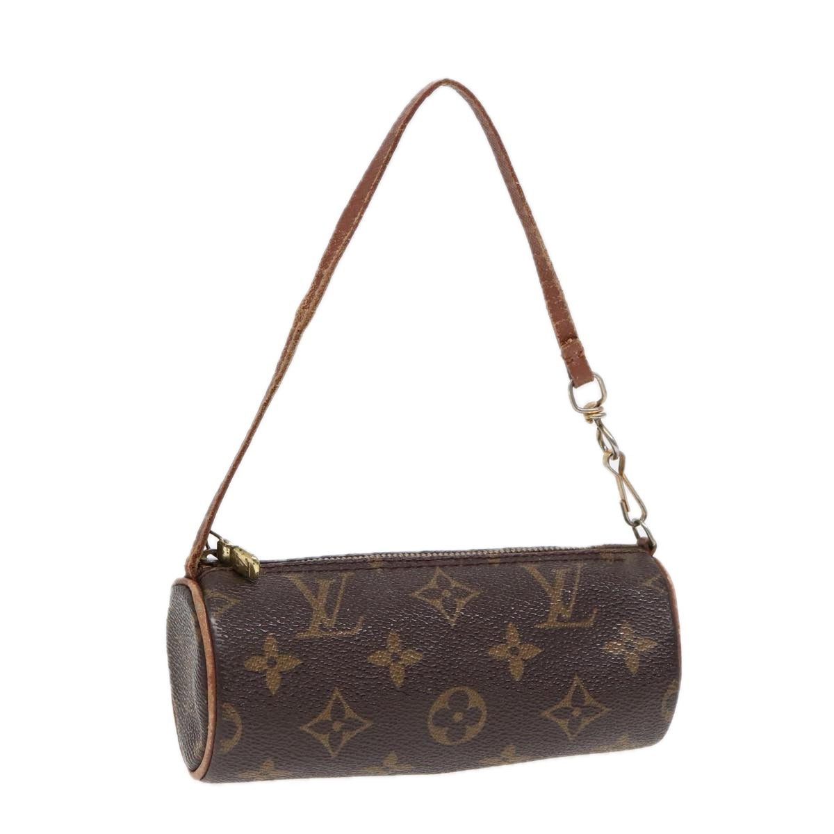 LOUIS VUITTON Monogram Papillon Pouch LV Auth 87881