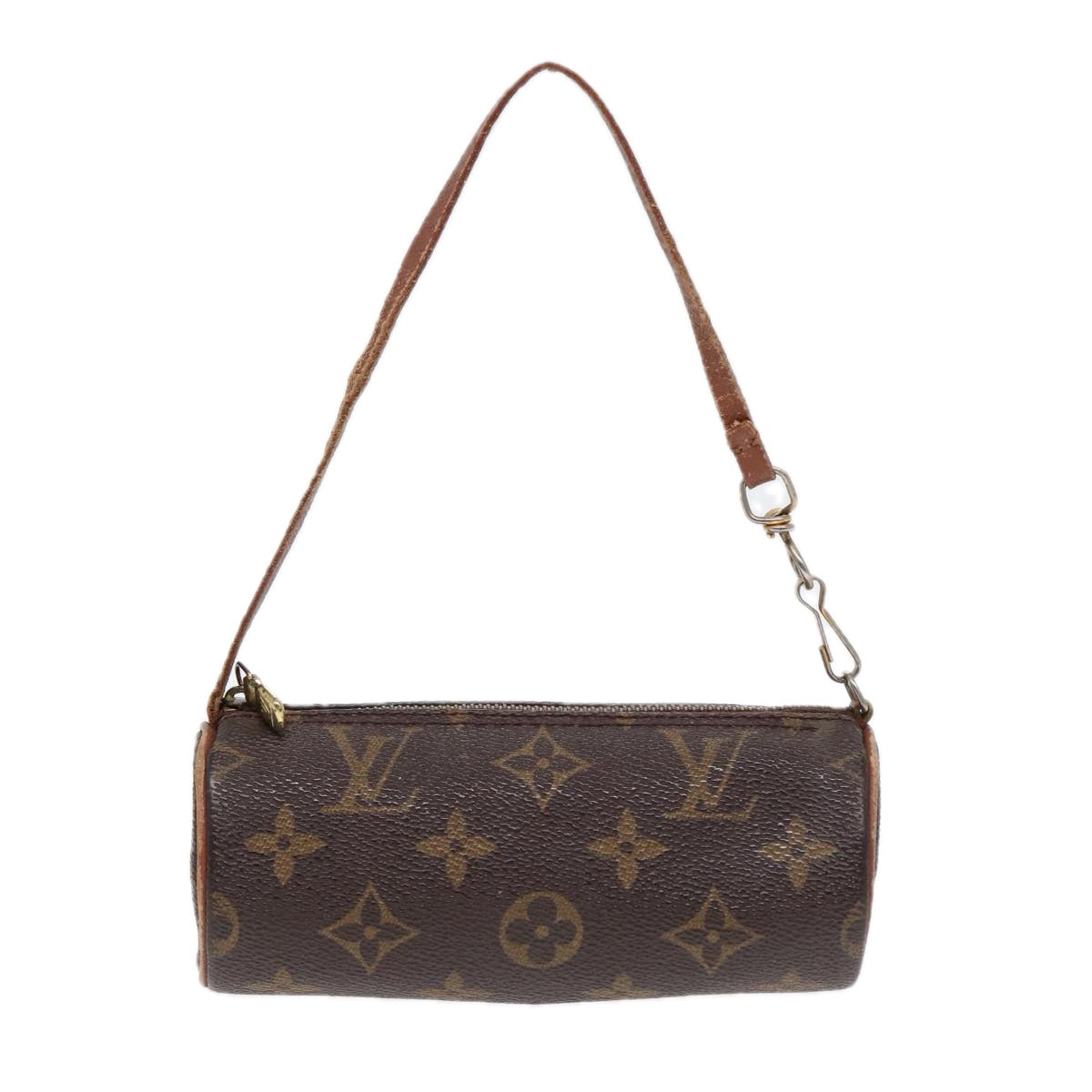 LOUIS VUITTON Monogram Papillon Pouch LV Auth 87881