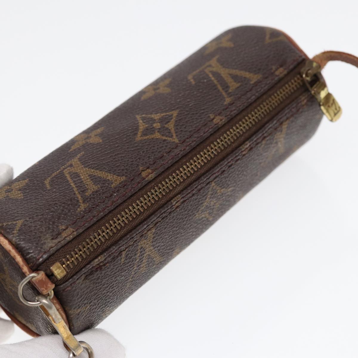 LOUIS VUITTON Monogram Papillon Pouch LV Auth 87881