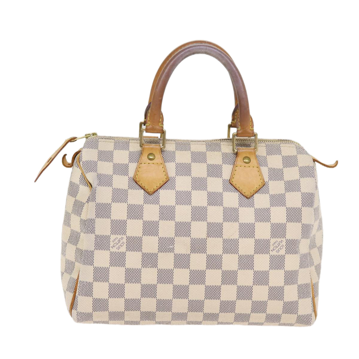 LOUIS VUITTON Damier Azur Speedy 25 Hand Bag N41534 LV Auth 87884