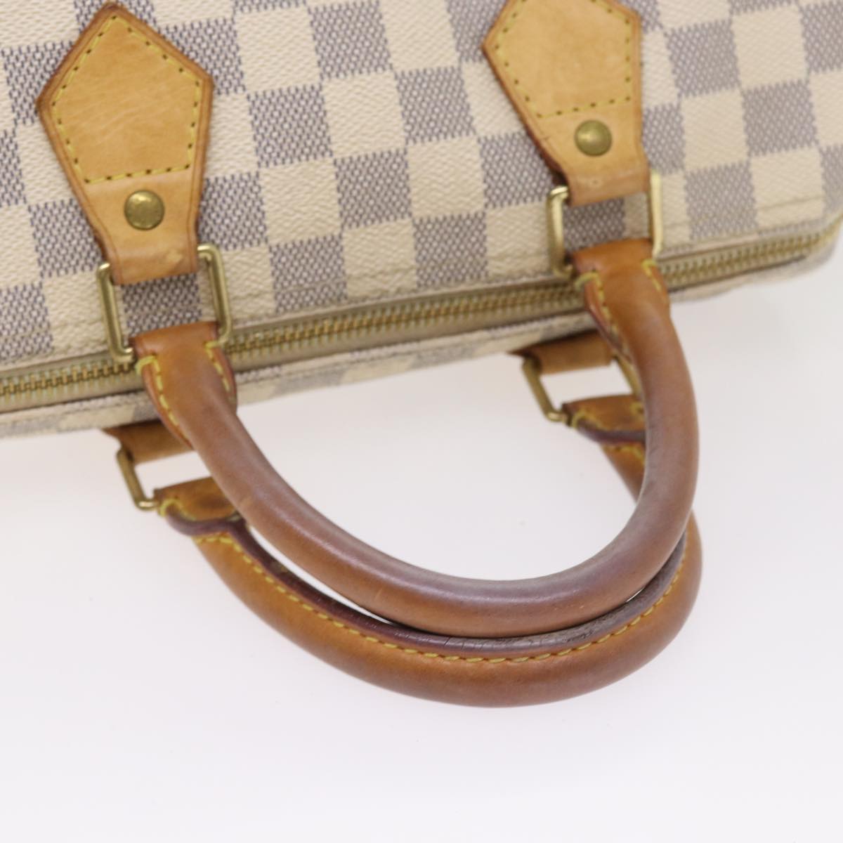 LOUIS VUITTON Damier Azur Speedy 25 Hand Bag N41534 LV Auth 87884