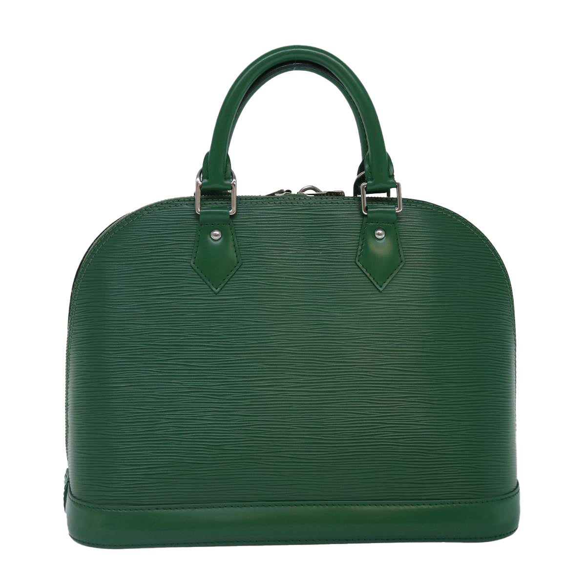 LOUIS VUITTON Epi Alma PM Hand Bag Green Cloak M40618 LV Auth 87889