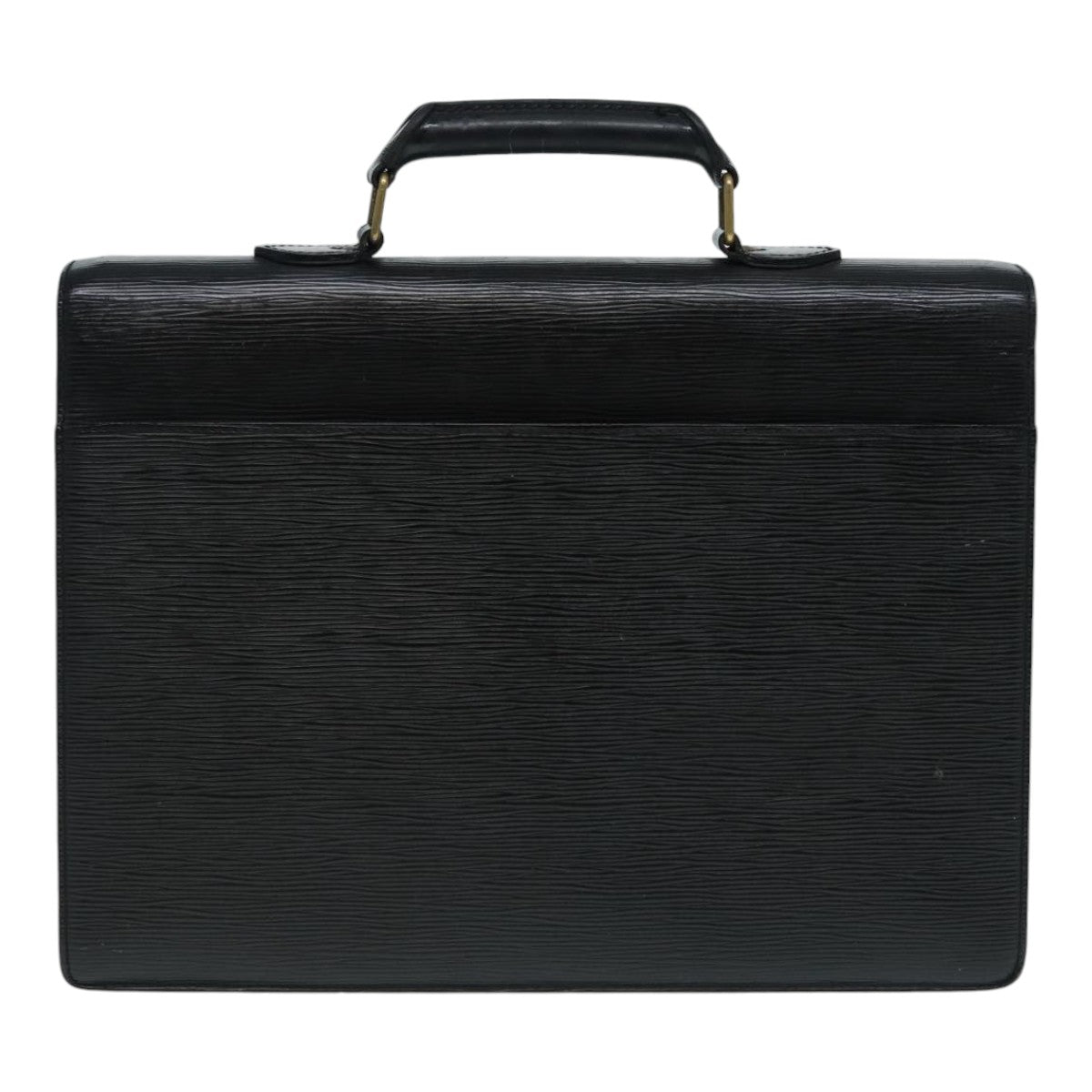 LOUIS VUITTON Epi Serviette Conseiller Briefcase Black M54422 LV Auth 87891