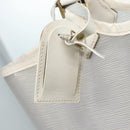 LOUIS VUITTON Epi Plage Lagoon Bay Tote Bag White Clear M92151 LV Auth 87892-18