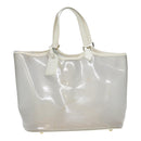 LOUIS VUITTON Epi Plage Lagoon Bay Tote Bag White Clear M92151 LV Auth 87892-1