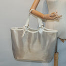 LOUIS VUITTON Epi Plage Lagoon Bay Tote Bag White Clear M92151 LV Auth 87892-22