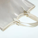 LOUIS VUITTON Epi Plage Lagoon Bay Tote Bag White Clear M92151 LV Auth 87892-6