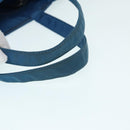 PRADA Tote Bag Nylon Blue Silver Auth 87908-7