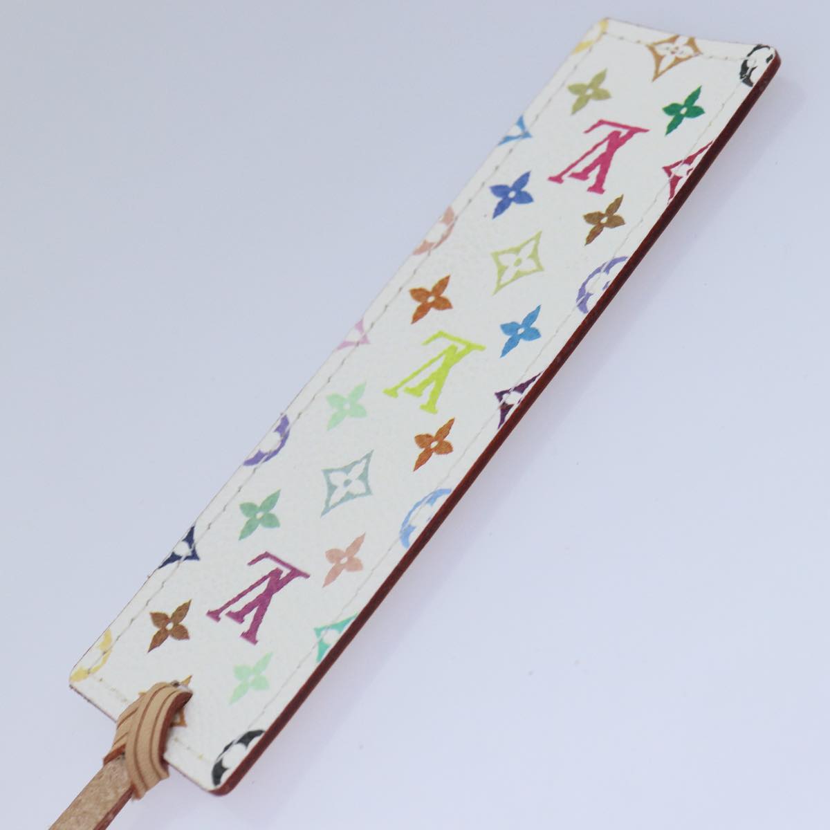 LOUIS VUITTON Monogram Multicolor Mark Page Kadu Bookmark M99196 LV Auth 87913