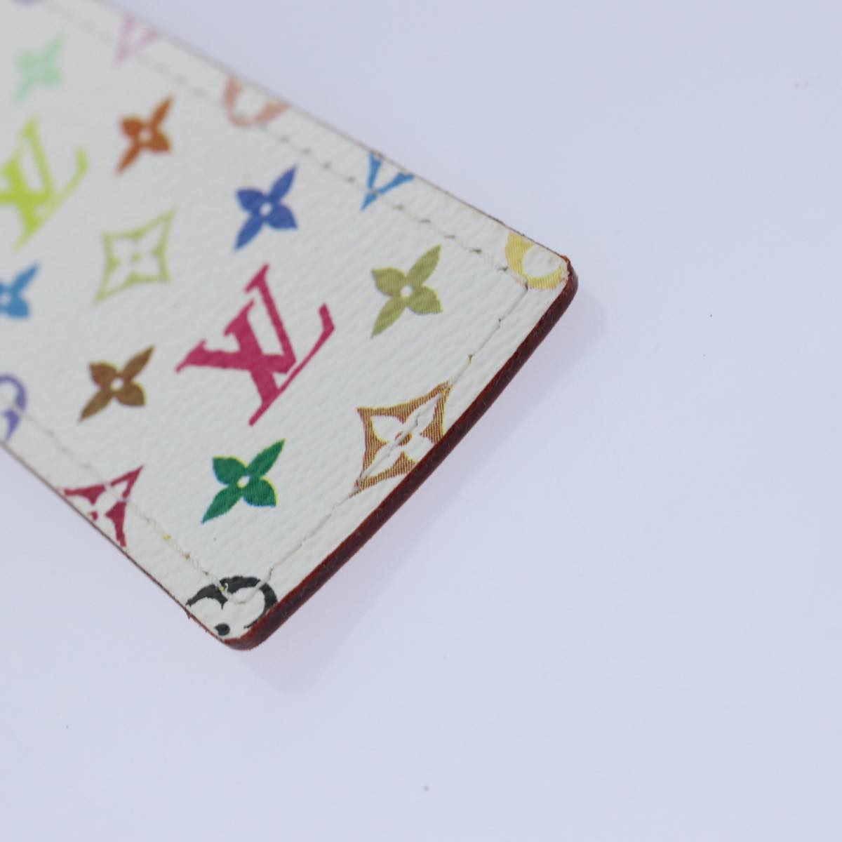 LOUIS VUITTON Monogram Multicolor Mark Page Kadu Bookmark M99196 LV Auth 87913