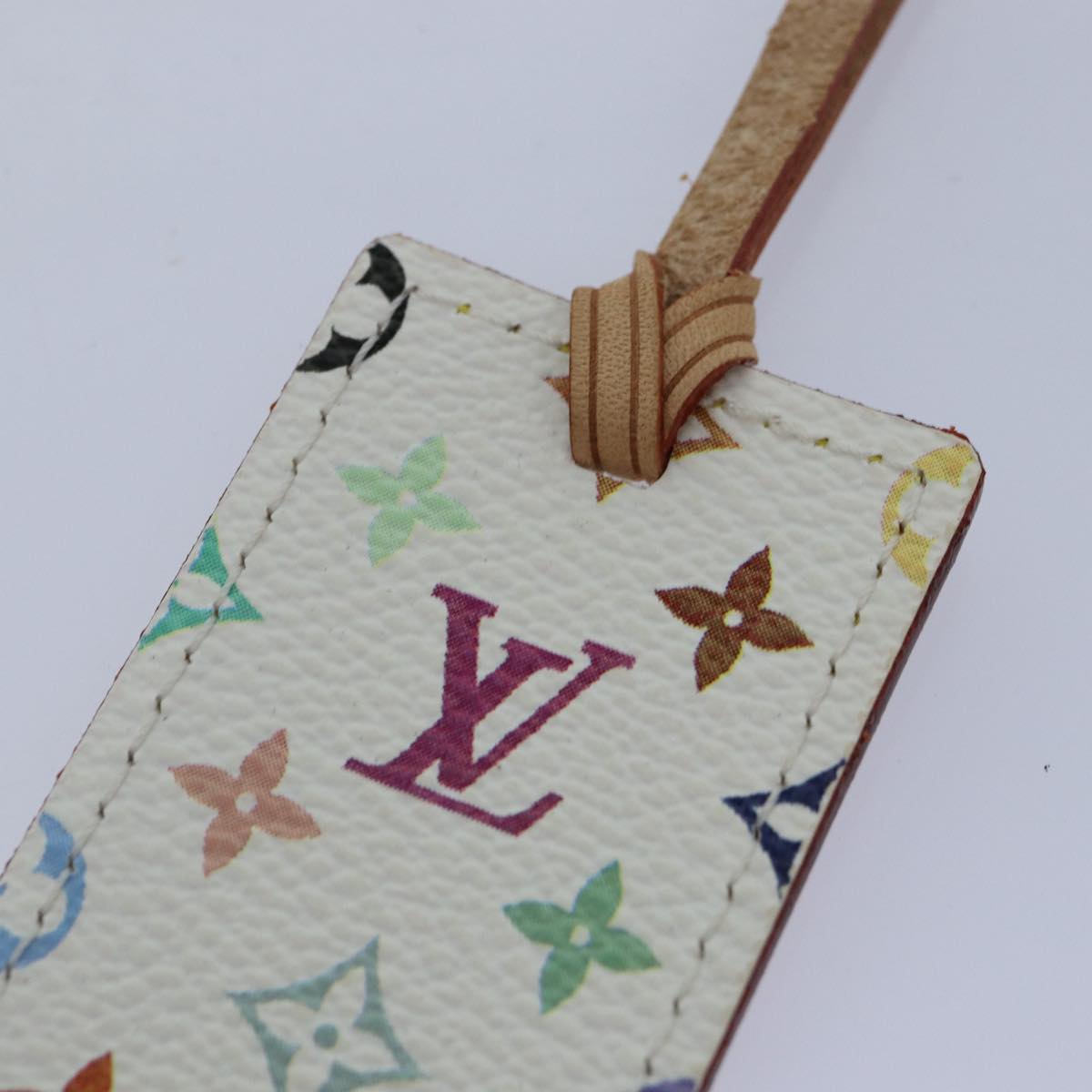 LOUIS VUITTON Monogram Multicolor Mark Page Kadu Bookmark M99196 LV Auth 87913