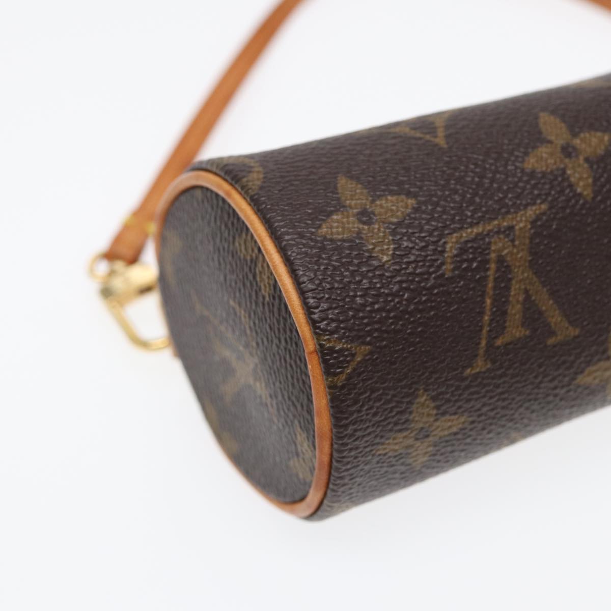 LOUIS VUITTON Monogram Papillon Pouch LV Auth 87914